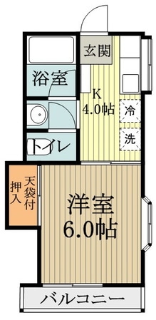 シャトーエトアールの物件間取画像